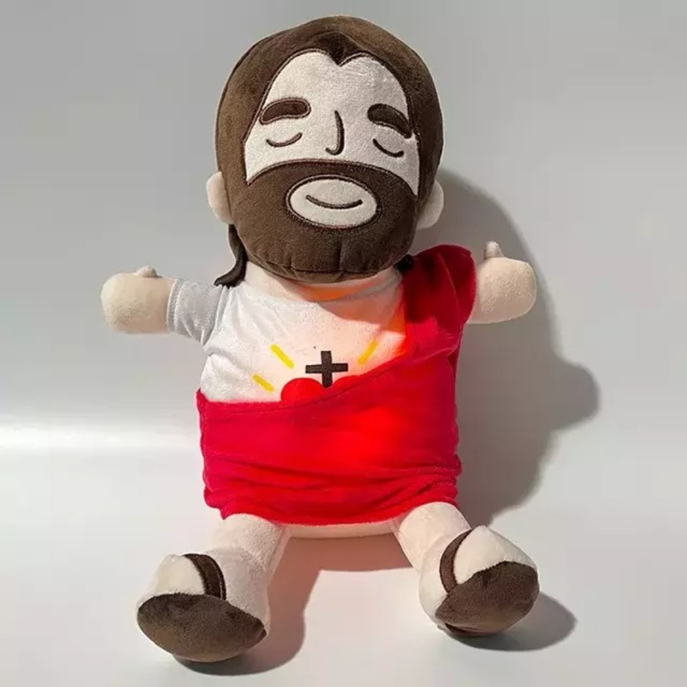 Peluche Jesús Sereno: Siente la Paz, Abraza el Amor