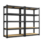 Estantería Metálica Ajustable de 5 Niveles (hasta 915 kg) para Garaje, Cocina y Depósito — FlexiRack™