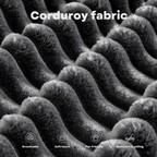 L-Shaped 3-Seater Modular Sofa, No Assembly, Upholstered in Corduroy Fabric – CloudFlex™