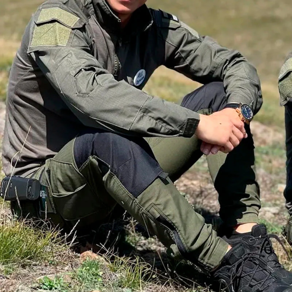 [3×2] Pantalones Tácticos Vektor Shadow — Ripstop/Poliéster + REGALOS: Reloj táctico, cinturón y riñonera