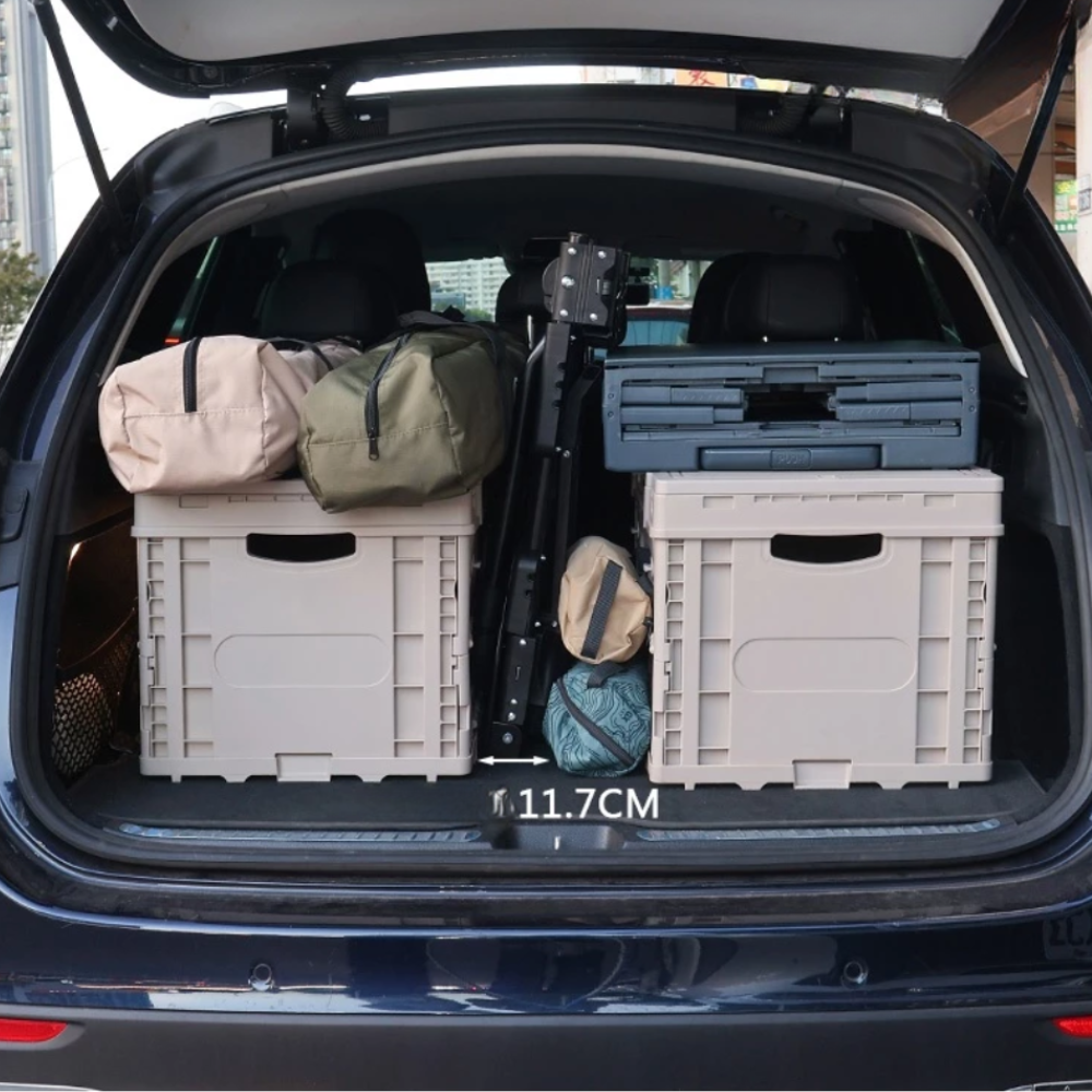 CargoFlex 2 en 1™: fuerza para cargar, ligero para guardar.