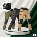 [3×2] Pantalones Tácticos Vektor Shadow — Ripstop/Poliéster + REGALOS: Reloj táctico, cinturón y riñonera