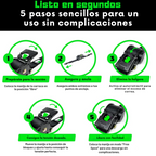 Pack de 4 Cinchas de Carraca Retráctiles Rhino – 1" x 3m, Correas de Sujeción Automáticas de Alta Resistencia