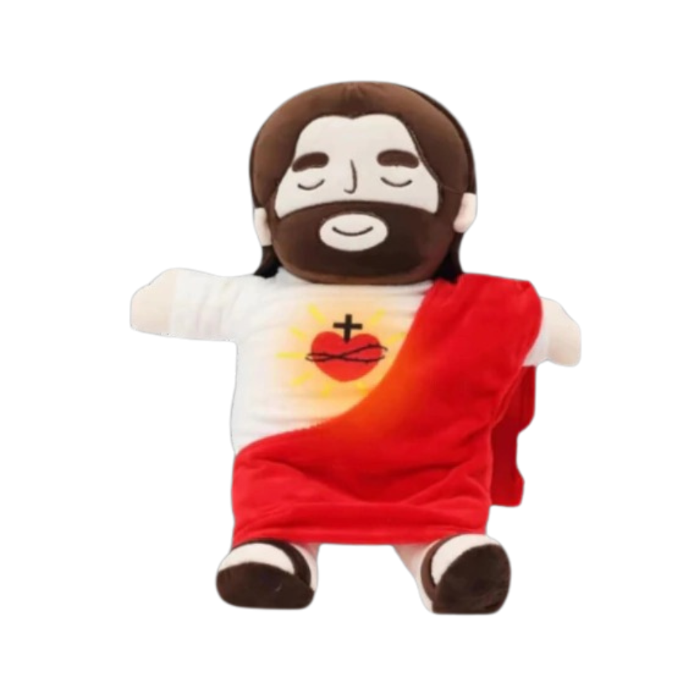 Peluche Jesús Sereno: Siente la Paz, Abraza el Amor