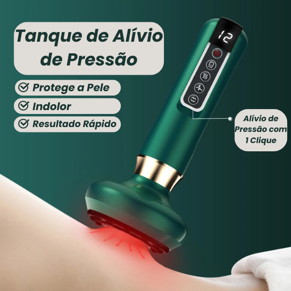 Ventosa Vacum Slim™ - Massageador Anticelulite e Queimador de Gordura [10X Mais Eficiente]