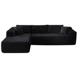 L-Shaped 3-Seater Modular Sofa, No Assembly, Upholstered in Corduroy Fabric – CloudFlex™